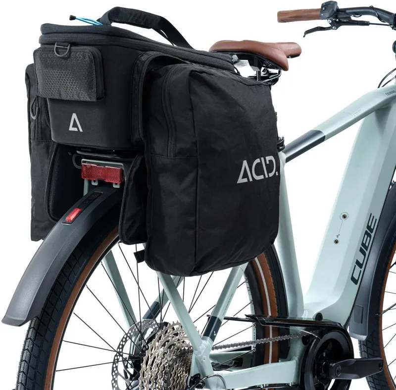Acid Trunk City 8+16 RILink Pannier Bag in Black-2